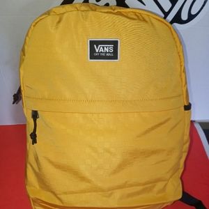 Vans Backpack Yellow Mustard Checkers
